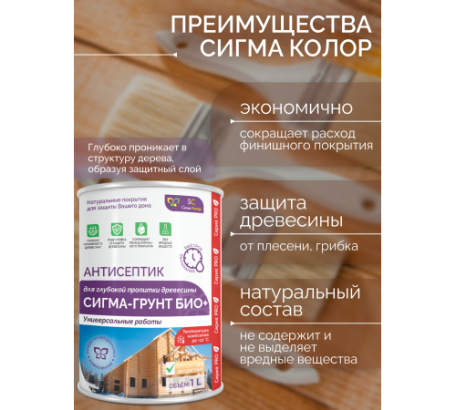 Приобрести АНТИСЕПТИК «СИГМА-ГРУНТ ОСНОВА» в Златоусте, Челябинская область